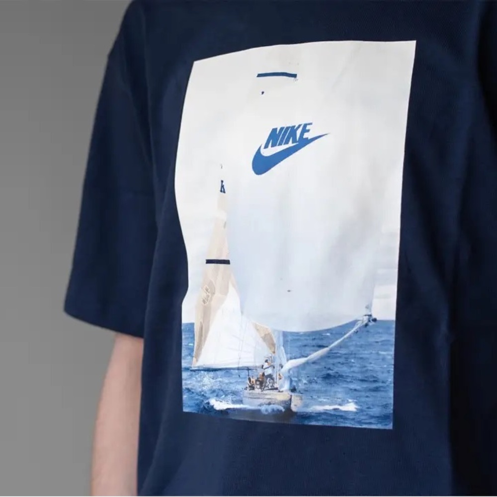 Nike Blue Sailing Graphic Tee